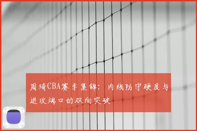 周琦CBA赛季集锦：内线防守硬度与进攻端口的双向突破