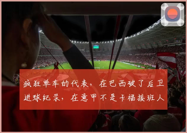 疯狂单车的代表，在巴西破了后卫进球纪录，在意甲不是卡福接班人